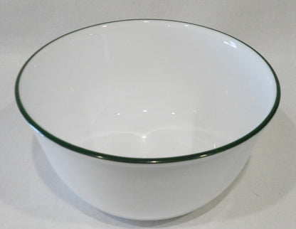❤️ NMC CORELLE Livingware 28-oz SOUP Chili BOWL *Callaway Hunter GREEN Rim