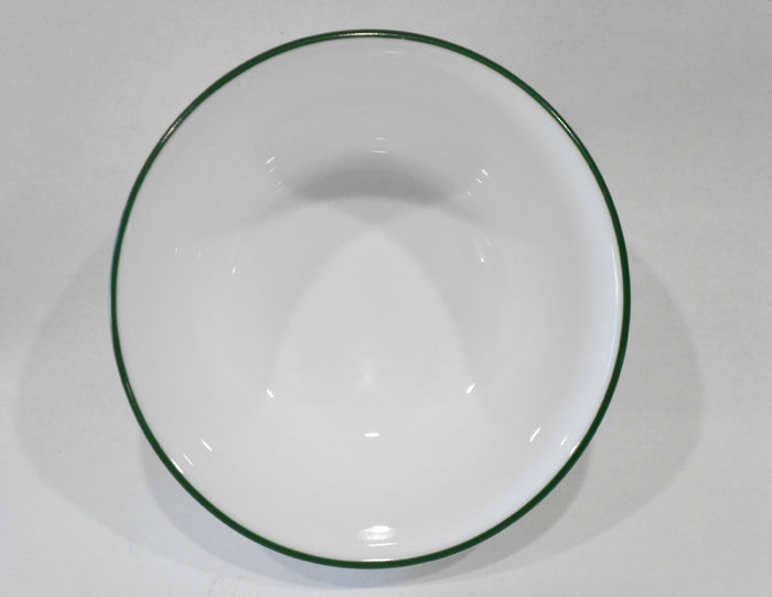 ❤️ NMC CORELLE Livingware 28-oz SOUP Chili BOWL *Callaway Hunter GREEN Rim