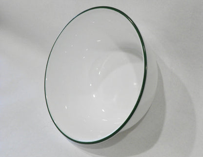 ❤️ NMC CORELLE Livingware 28-oz SOUP Chili BOWL *Callaway Hunter GREEN Rim