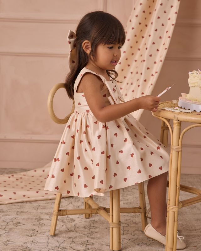 Noralee Cindy Dress in Red Hearts