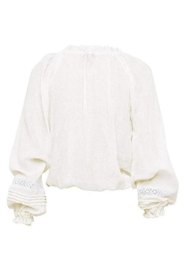 Not Your Mama’s Boho Lace-Trim V-Neck Blouse-Cute-Trendy-Shop-Womens-Boutique-Clothing-Store
