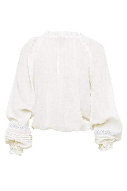 Not Your Mama’s Boho Lace-Trim V-Neck Blouse-Cute-Trendy-Shop-Womens-Boutique-Clothing-Store