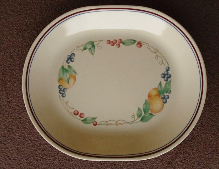 ❤️ NRM Corelle ABUNDANCE SERVING PLATTER Fruit Entree Tray Chop Plate Sandstone