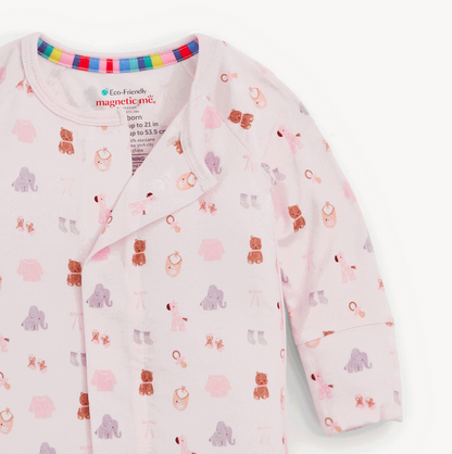 NURSERY NOSTALGIA PINK MAGNETIC FOOTIE