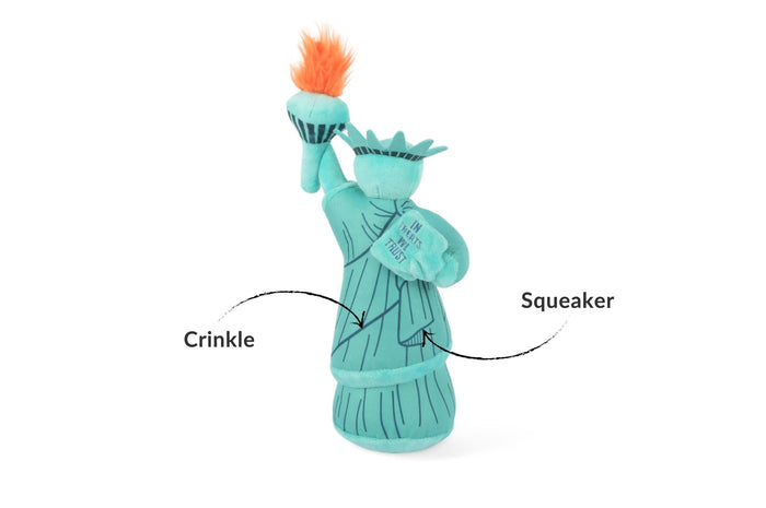 NYC Lady Liberty Dog Toy