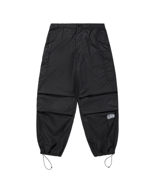 Nylon Wide Cargo Pants