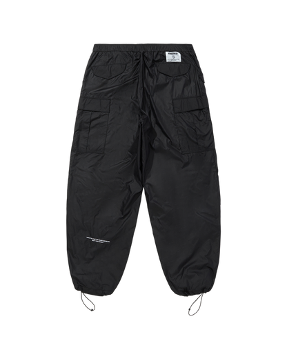 Nylon Wide Cargo Pants