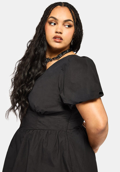 Obsidia Lace Up Corset Mini Dress