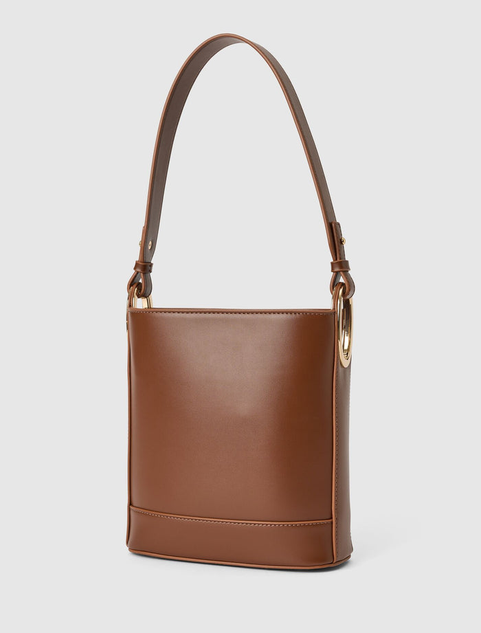 Odette Oval Hardware Bucket Bag Forever New