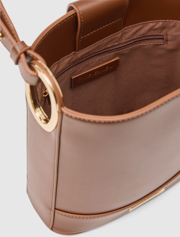Odette Oval Hardware Bucket Bag Forever New