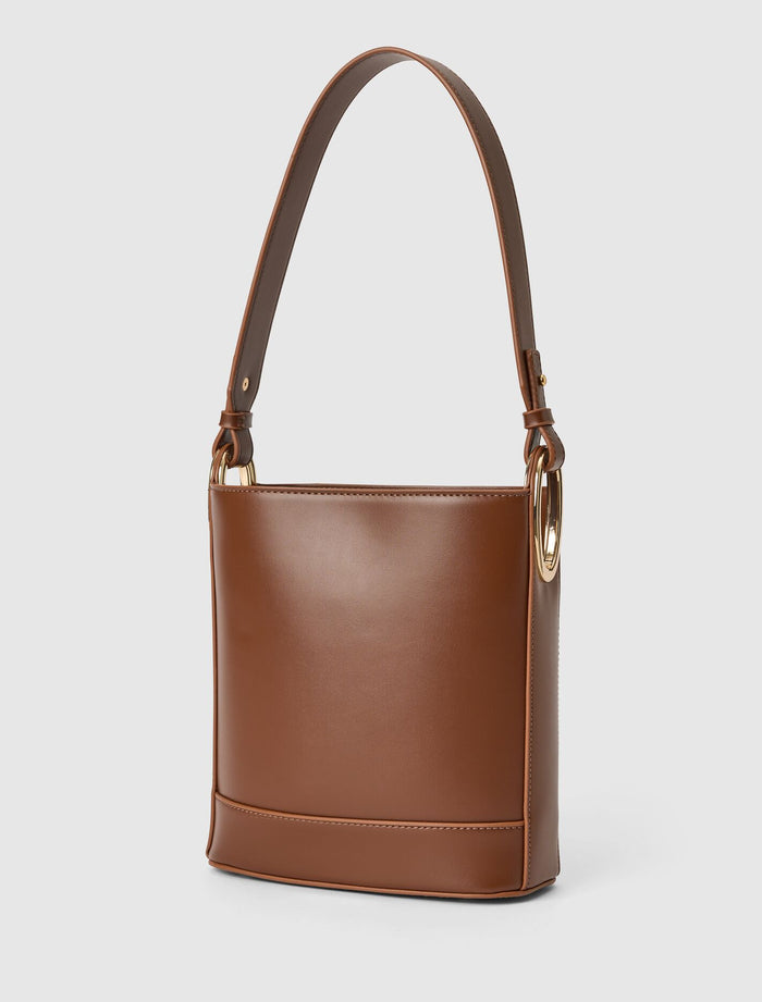 Odette Oval Hardware Bucket Bag Forever New