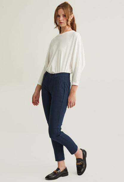 Office Slick Tight Fit Pants