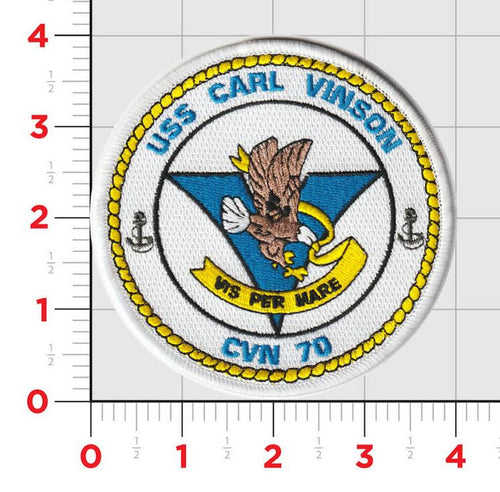 Officially Licensed US Navy USS Carl Vinson CVN-70 Patch (Vinson)