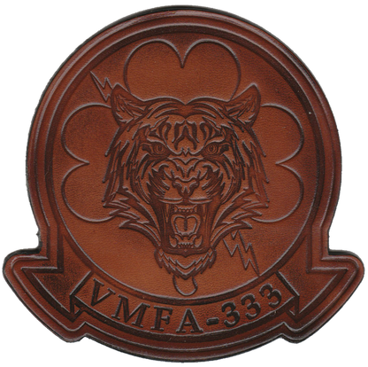 Officially Licensed USMC VMFA-333 Trip Tery Leather