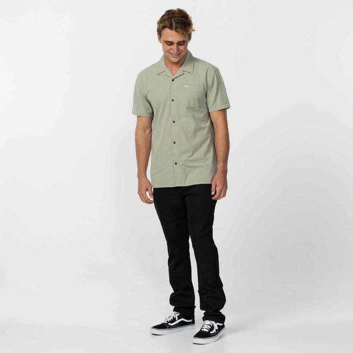 OG Eco Stripe Standard Short Sleeve Shirt - Seaglass