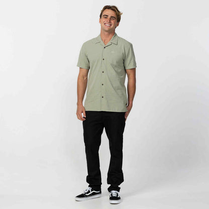 OG Eco Stripe Standard Short Sleeve Shirt - Seaglass