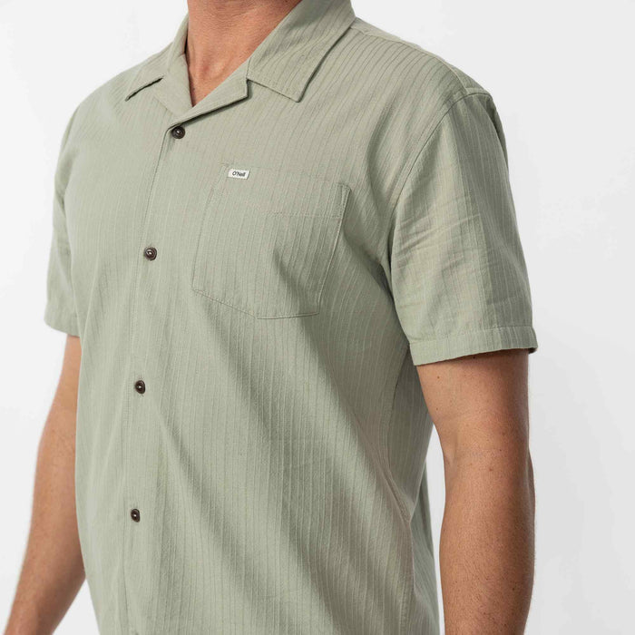 OG Eco Stripe Standard Short Sleeve Shirt - Seaglass