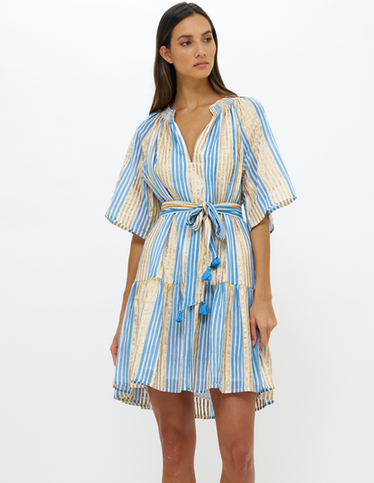 Oliphant Raglan Belted Mini Dress