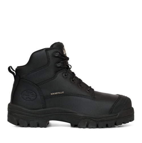 Oliver 130mm Black Zip Sided Hiker Boot 45640Z