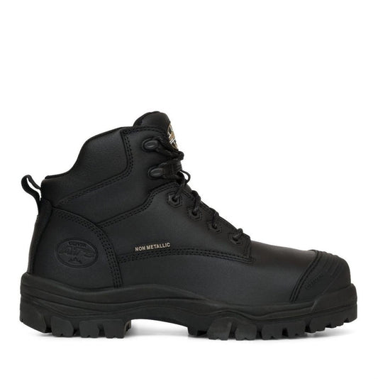 Oliver 130mm Black Zip Sided Hiker Boot 45640Z