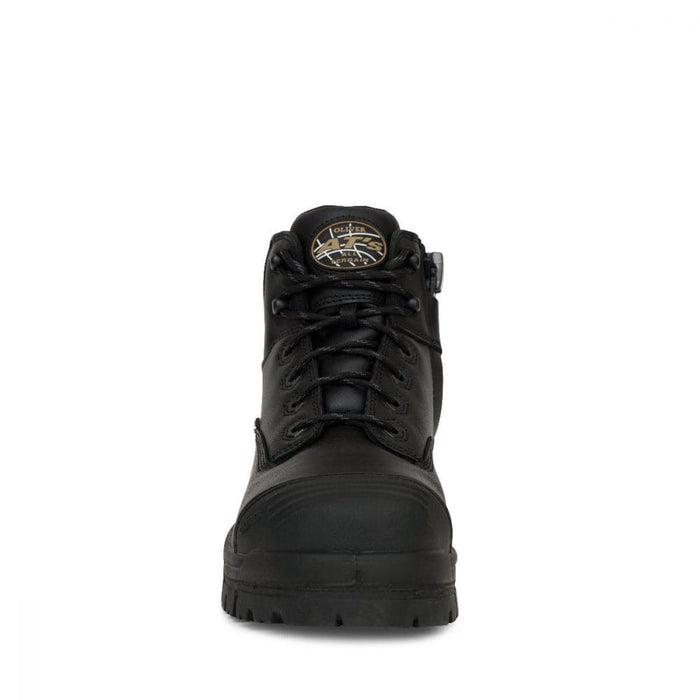 Oliver 130mm Black Zip Sided Hiker Boot 45640Z