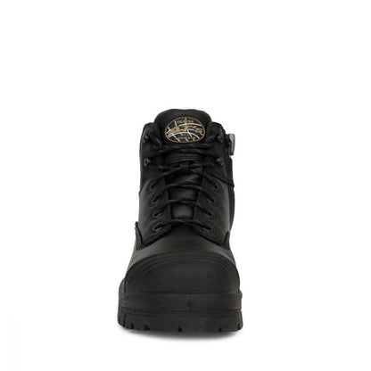 Oliver 130mm Black Zip Sided Hiker Boot 45640Z