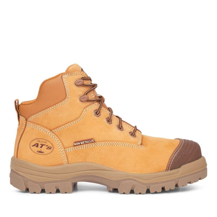 Oliver 130mm Wheat Zip Sided Hiker Boot 45630Z