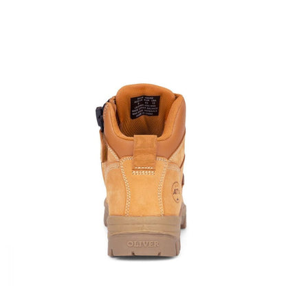 Oliver 130mm Wheat Zip Sided Hiker Boot 45630Z