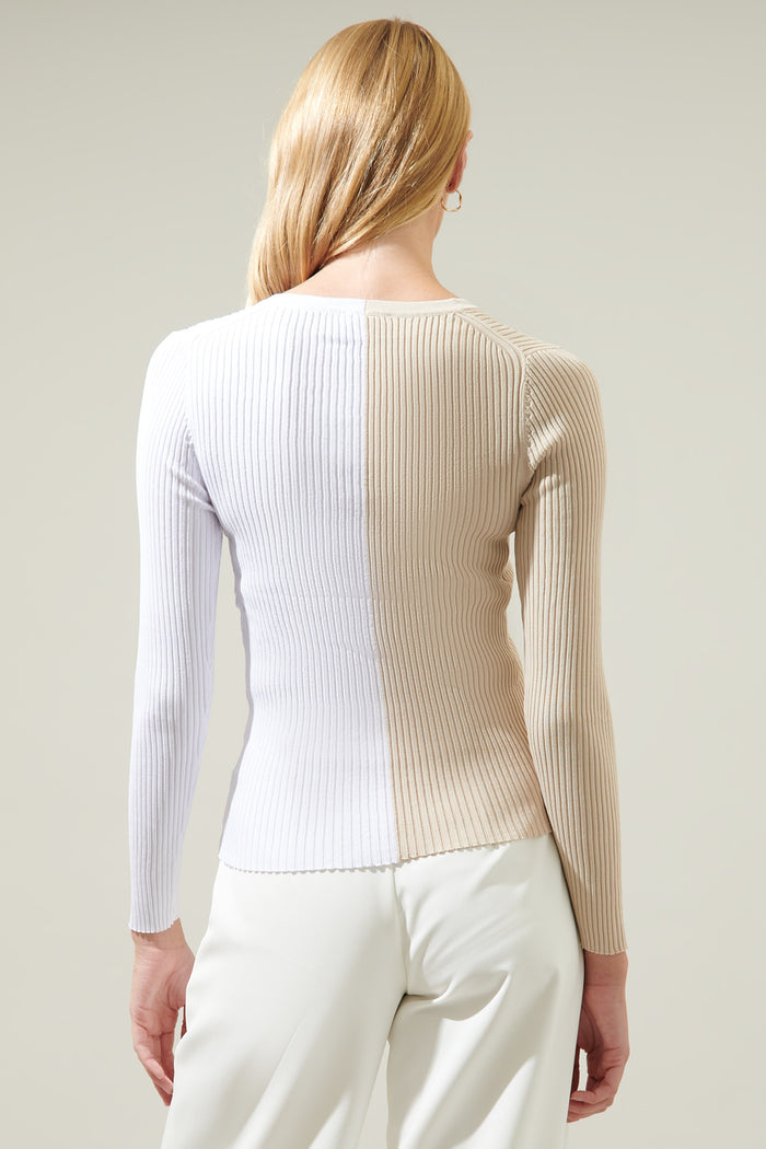 Olivia Mill Button Up Ribbed Cardigan