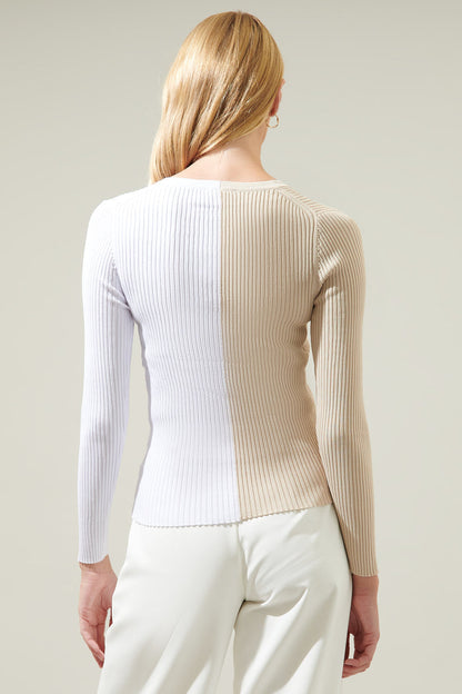 Olivia Mill Button Up Ribbed Cardigan