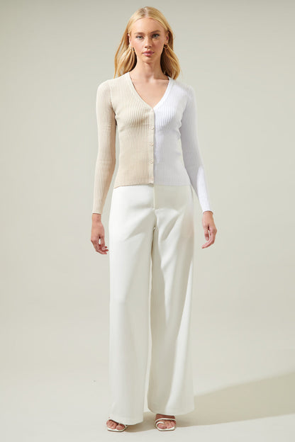 Olivia Mill Button Up Ribbed Cardigan