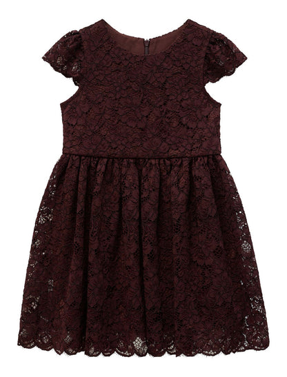 Opal Girls Lace Cap Sleeve Dress Forever New