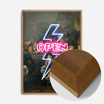 21x30cm | 8¼ x 11¾in / Oak Wood Frame