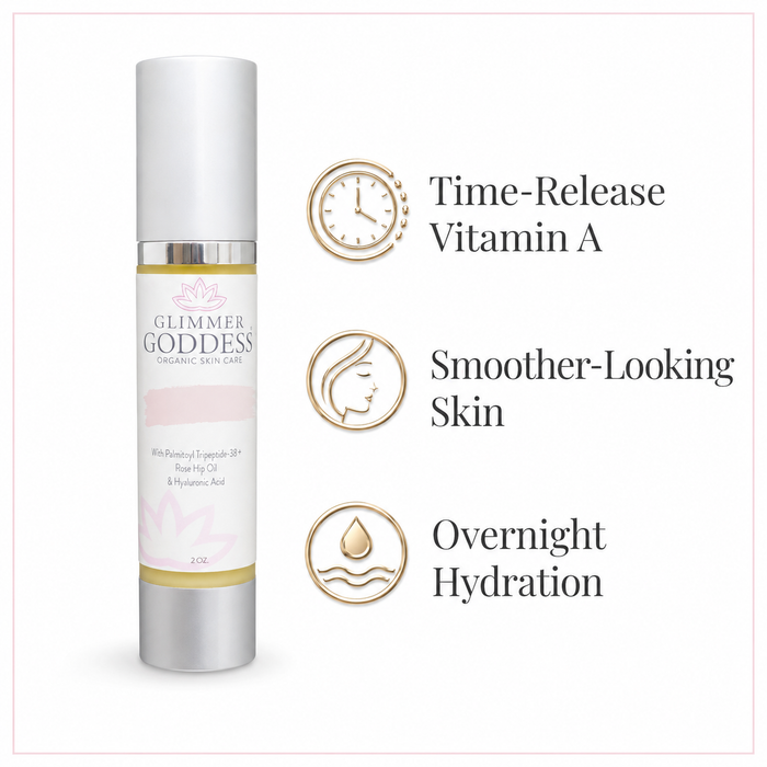 Organic Vitamin A Microcaps Night Cream – Brightening Anti-Aging Treatment