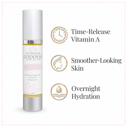 Organic Vitamin A Microcaps Night Cream – Brightening Anti-Aging Treatment