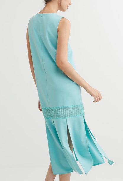 Oriental Slit Midi Dress