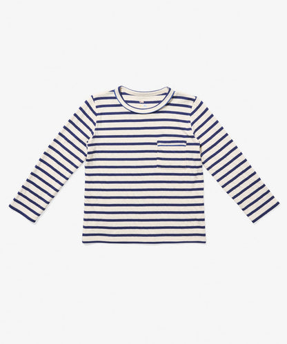 Oso & Me Edward Stripe Tee in Navy