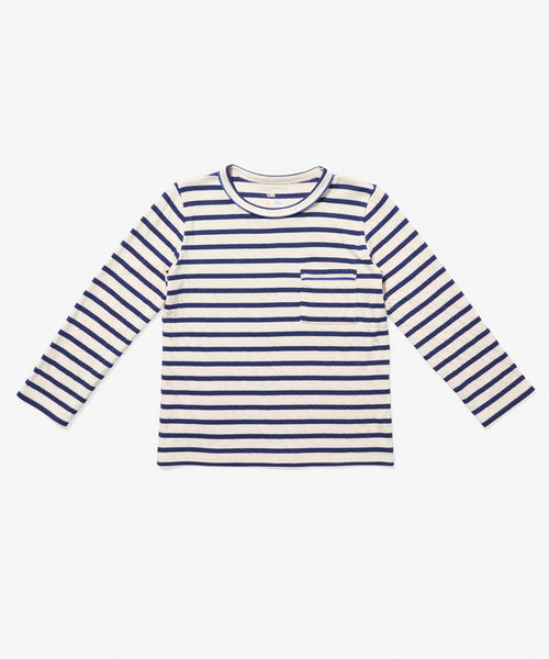 Oso & Me Edward Stripe Tee in Navy