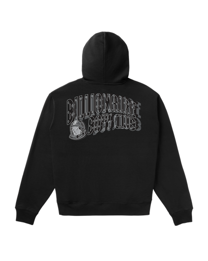 Outline Curve Logo Hoodie