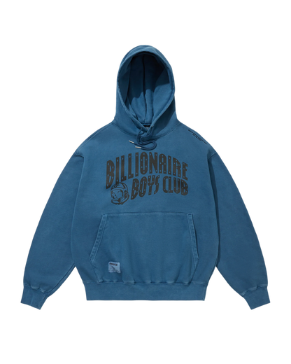 Overdyed Hoodie Arch Logo