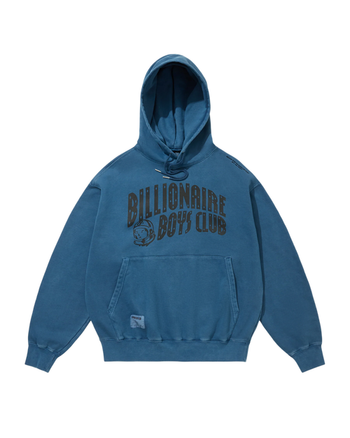 Overdyed Hoodie Arch Logo