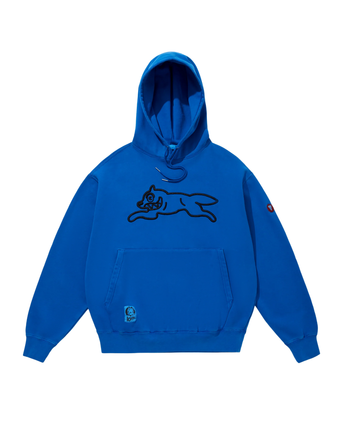 Overdyed Hoodie Running Dog