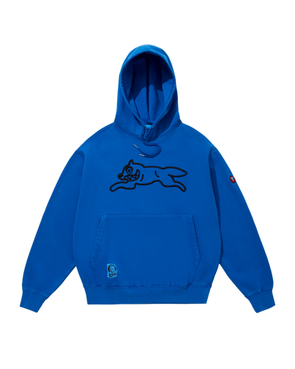 Overdyed Hoodie Running Dog