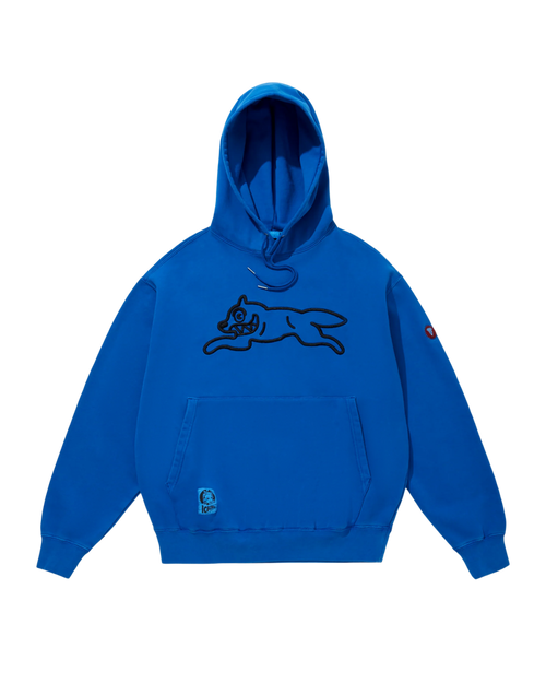Overdyed Hoodie Running Dog
