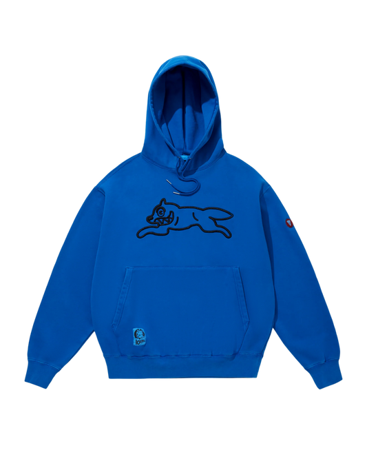 Overdyed Hoodie Running Dog