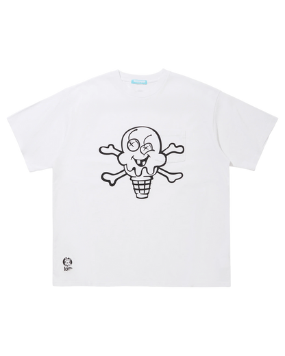 Overdyed Pocket T-Shirt Cone And Bone
