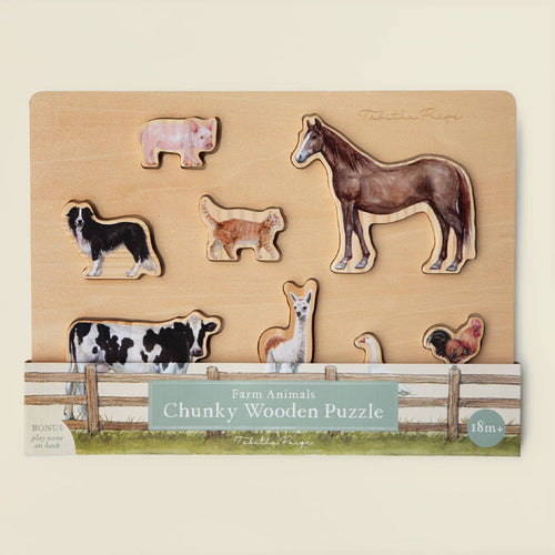 Paige Tate Farm Animals Wooden Puzzle: A Tabitha Paige Puzzle