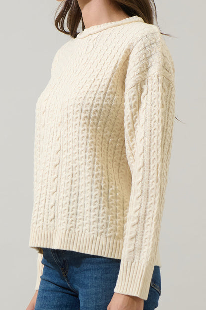 Pammie Knit Dropped Long Sleeve Sweater