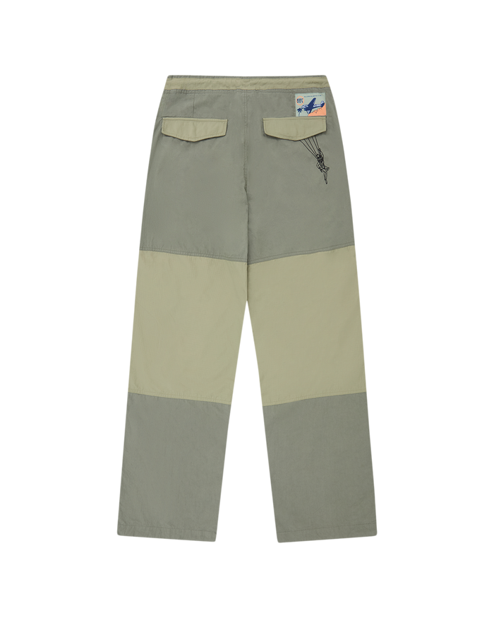 Panelled Parachute Pants