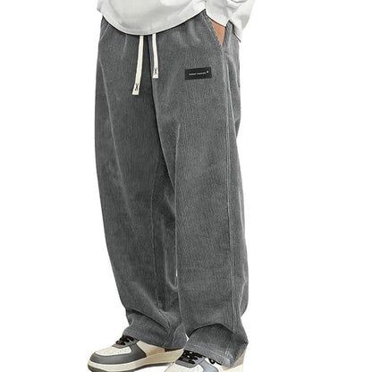 Pantalon ample à cordon et poches